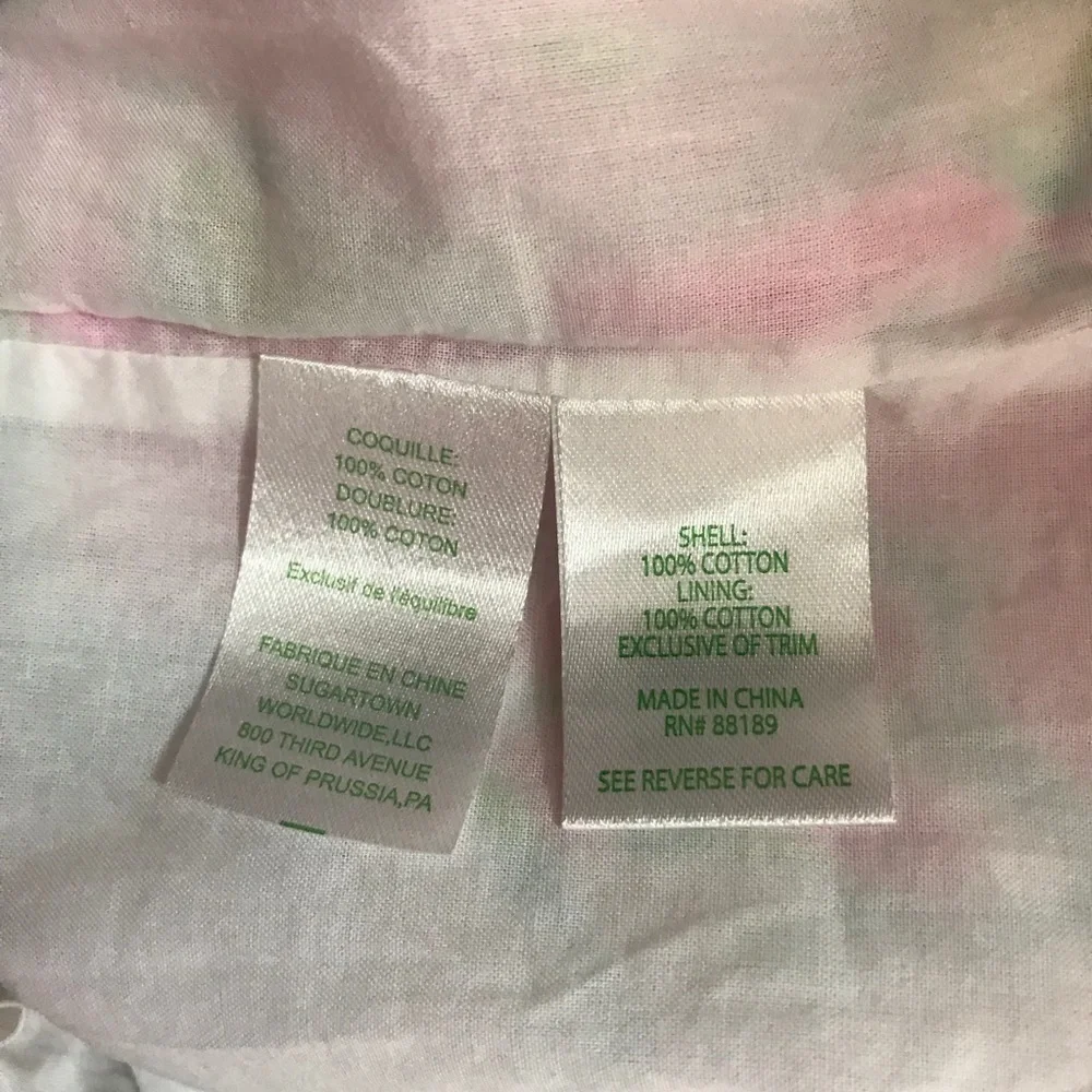 Lilly Pulitzer Cathy Shift Dress Dont Give a Cluck Flamingo Pink Green White 00